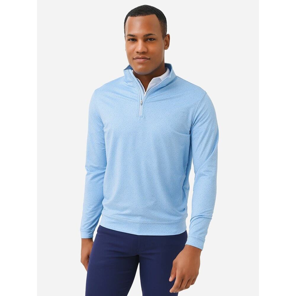 PETER MILLAR Sweatshirt Mens XXL Crown Sport Perth Clubs Performance 1/4 Zip